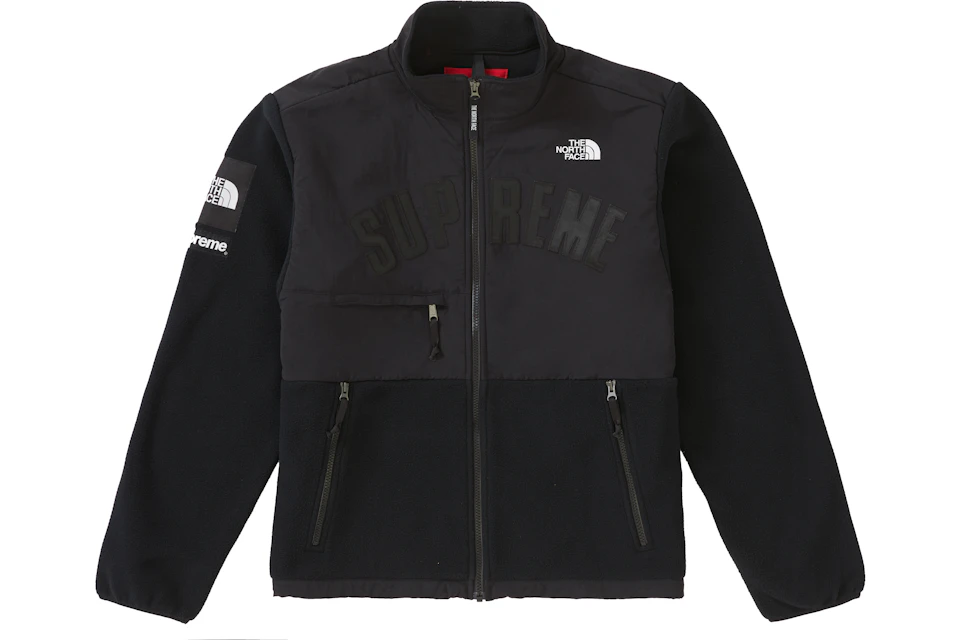 Supreme The North Face Arc Logo Denali Fleece Jacket Black Ss19 Us Supreme The North Face Arc Logo Denali Fleece Jacket Black Ss19 Us