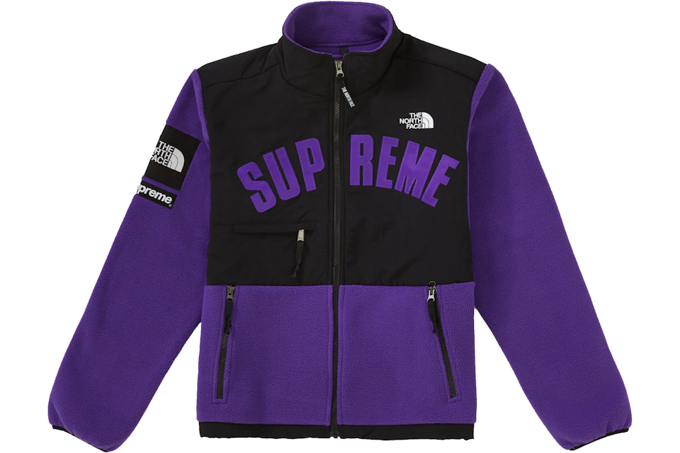 Supreme The North Face Arc Logo Denali Fleece Jacket Purple Ss19 Us Supreme The North Face Arc Logo Denali Fleece Jacket Purple Ss19 Us