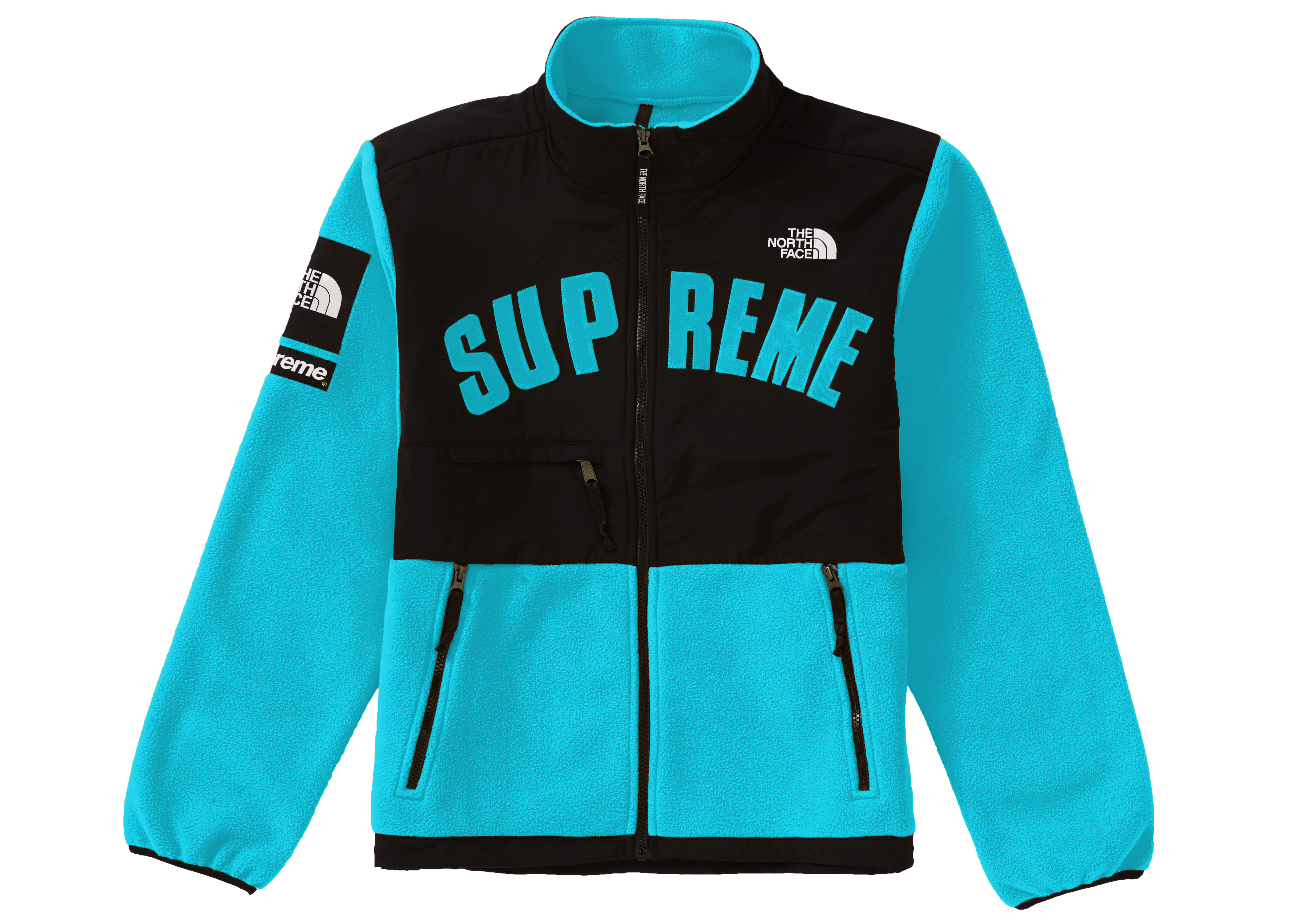 Supreme The North Face Arc Logo Denali Fleece Jacket Teal メンズ