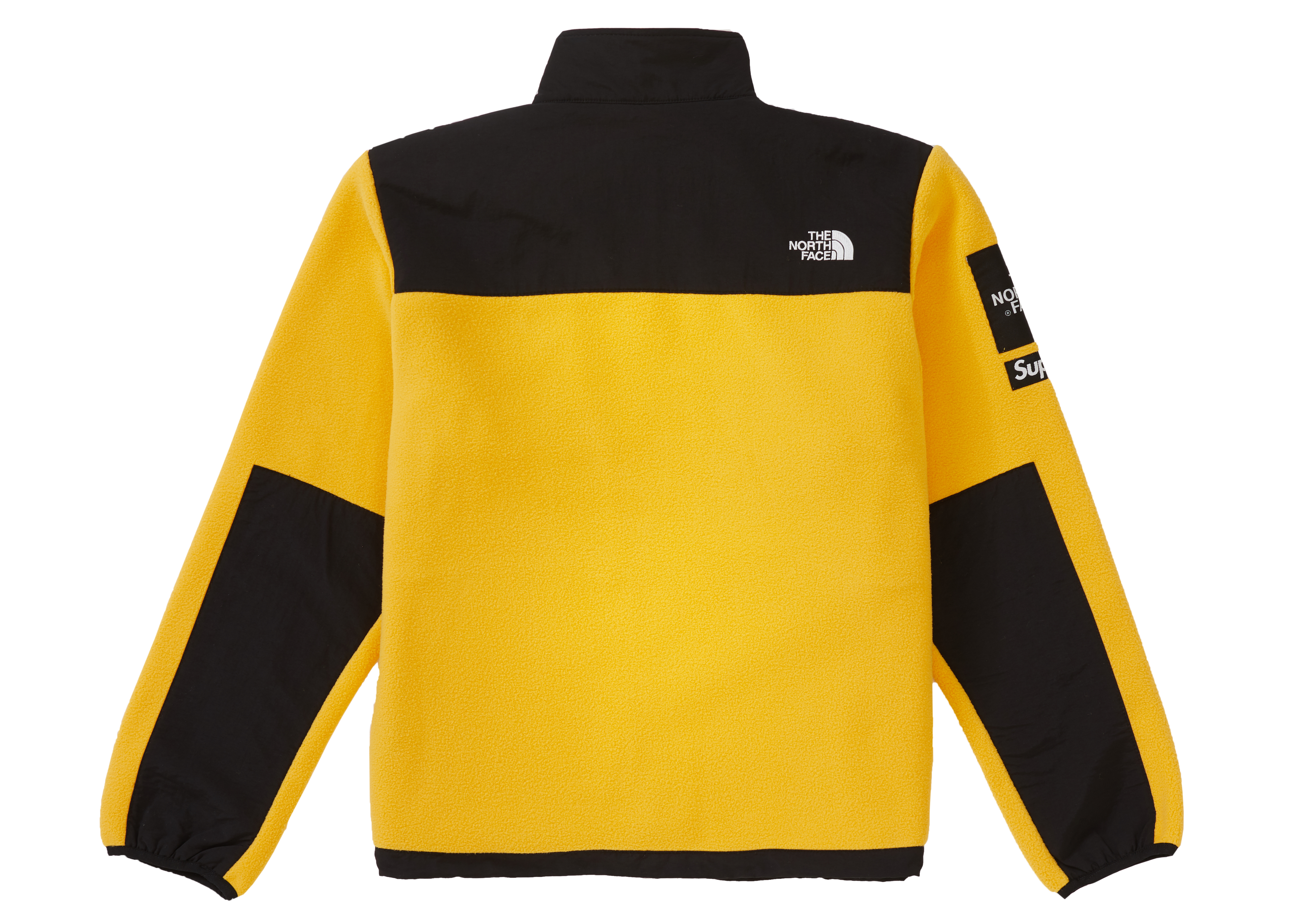 Supreme The North Face Arc Logo Denali Fleece Jacket Yellow