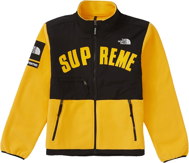 Supreme The North Face Arc Logo Denali Fleece Jacket Yellow - SS19 Men's US