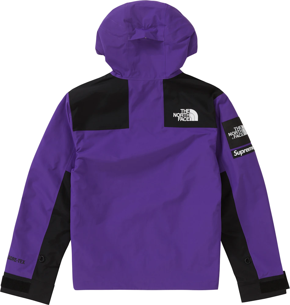 Supreme The North Face Arc Logo Denali Fleece Jacket Purple Men's