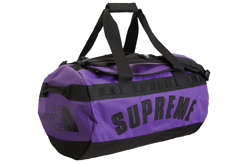 Supreme The North Face Arc Logo Small Base Camp Duffle Bag Purple ...