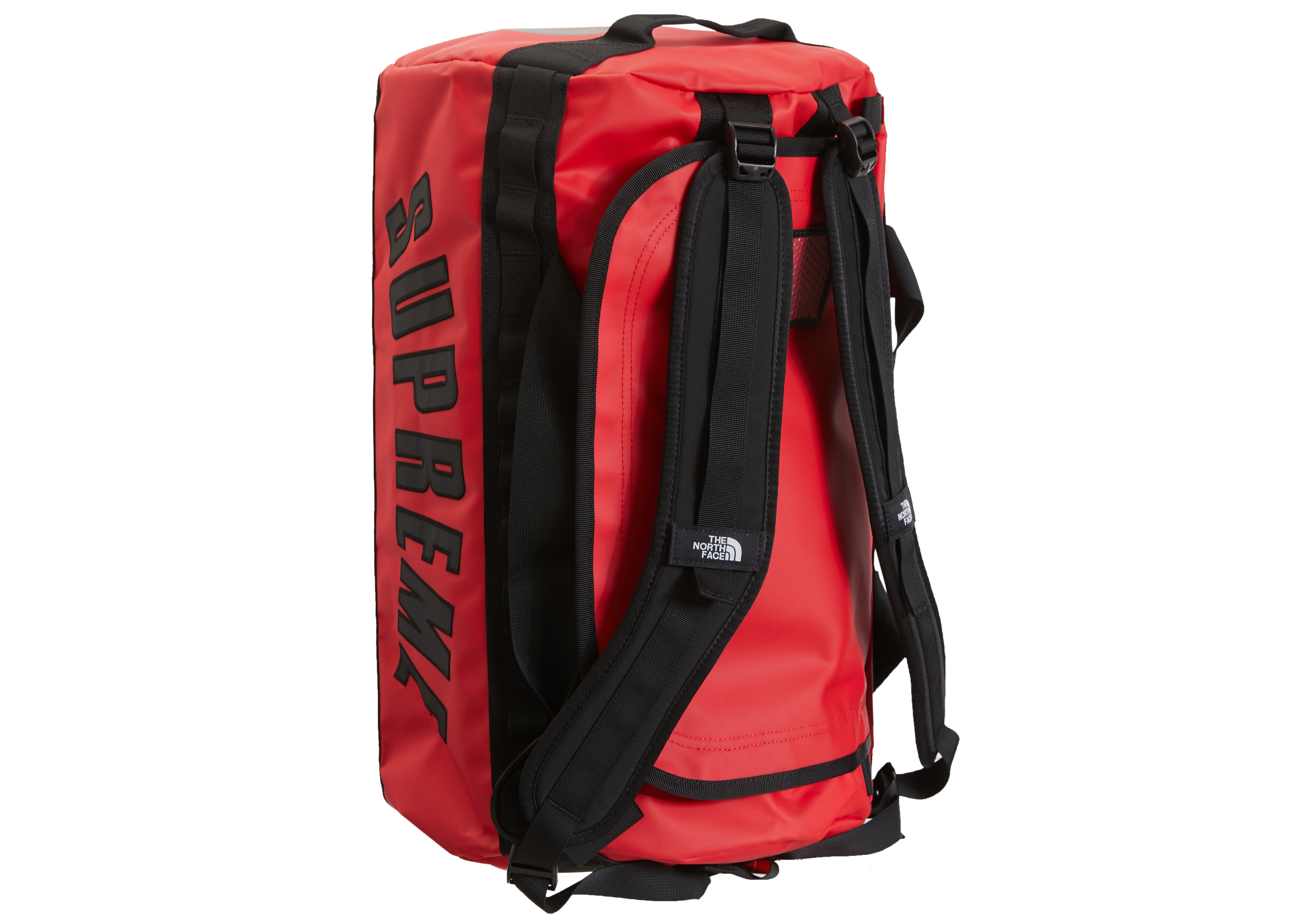 Supreme The North Face Arc Logo Small Base Camp Duffle Bag Red 