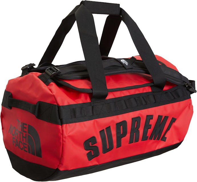 Supreme The North Arc Logo Small Base Camp Duffle Bag Red - US