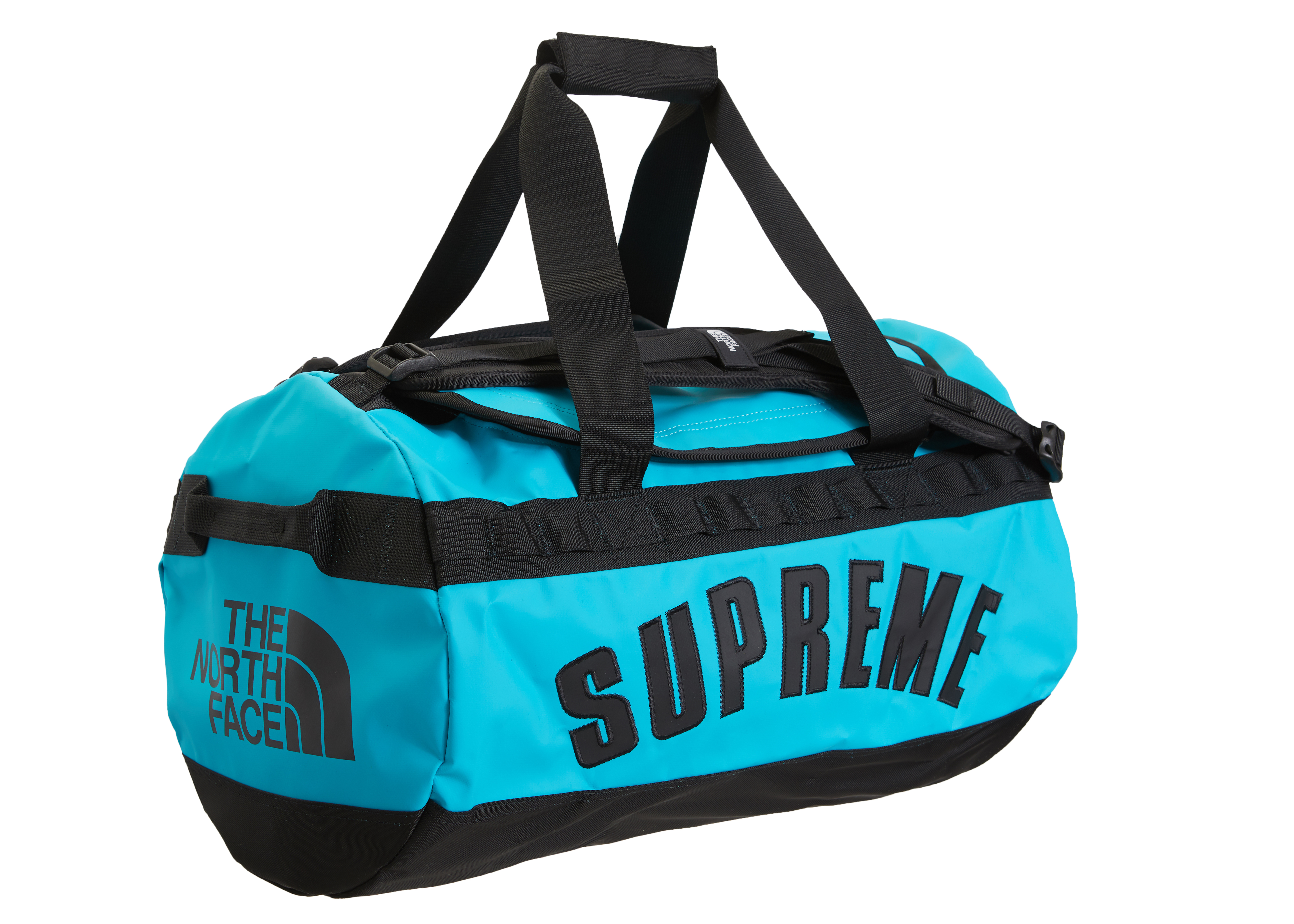 Supreme The North Face Arc Logo Small Base Camp Duffle Bag Teal