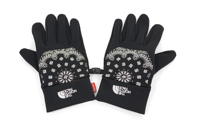 Supreme The North Face Bandana Gloves Black Men's - FW14 - US