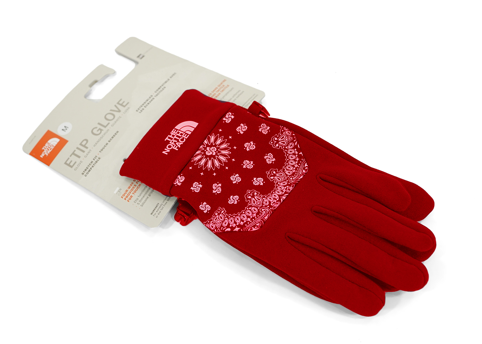 Supreme The North Face Bandana Gloves Red