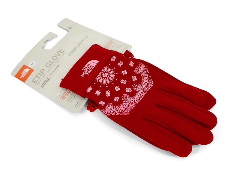 Supreme The North Face Bandana Gloves Red メンズ - FW14 - JP