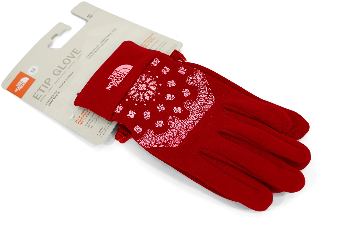 Supreme The North Face Bandana Gloves Red Men's - FW14 - US