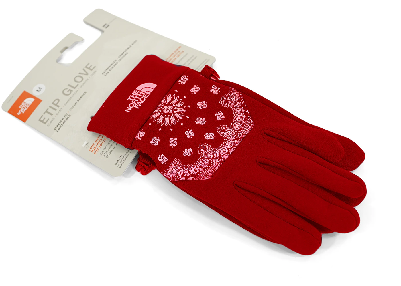 Supreme The North Face Bandana Gloves Red Men's - FW14 - US