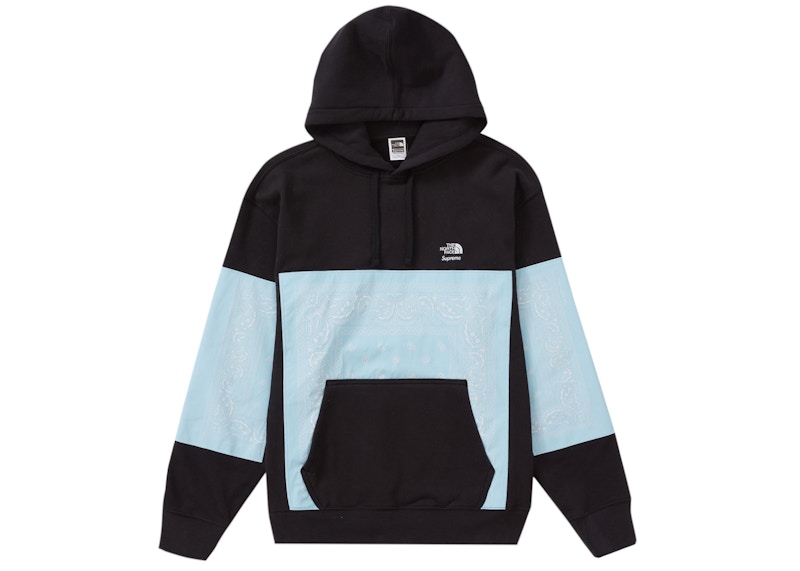 Supreme The North Face Bandana Hooded Sweatshirt Black Men's ...