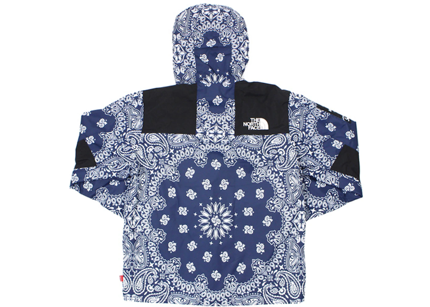 Supreme x north best sale face blue bandana jacket