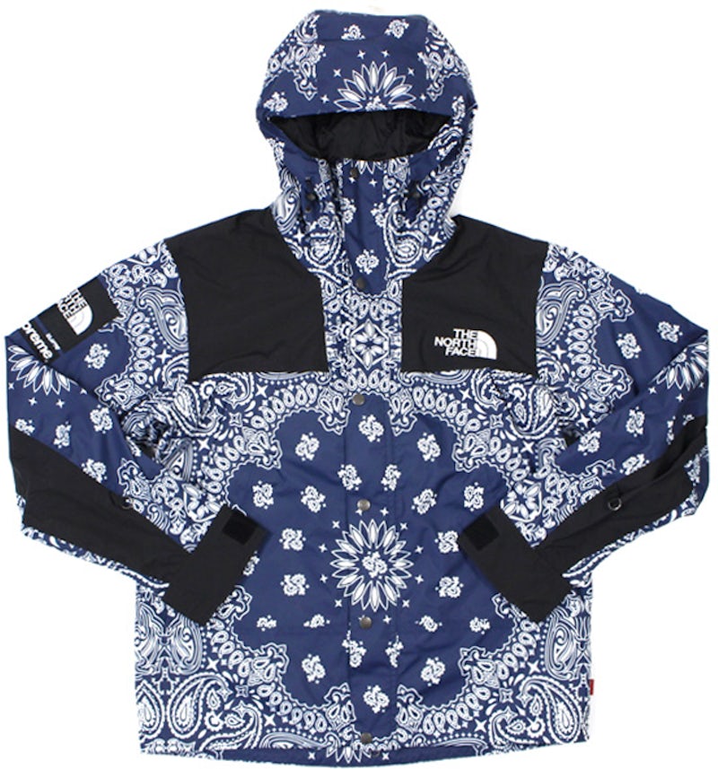 Supreme The North Face Bandana Mountain Jacket Navy Men s FW14 US