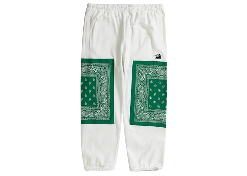 Supreme The North Face Bandana Sweatpant White Men's - SS22 - GB