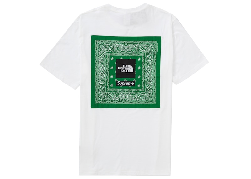 Supreme The North Face Bandana Tee White Men's - SS22 - US