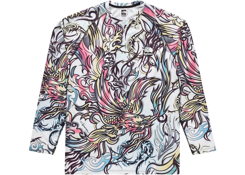 Supreme The North Face Base Layer L/S Top (FW22) Multicolor Dragon