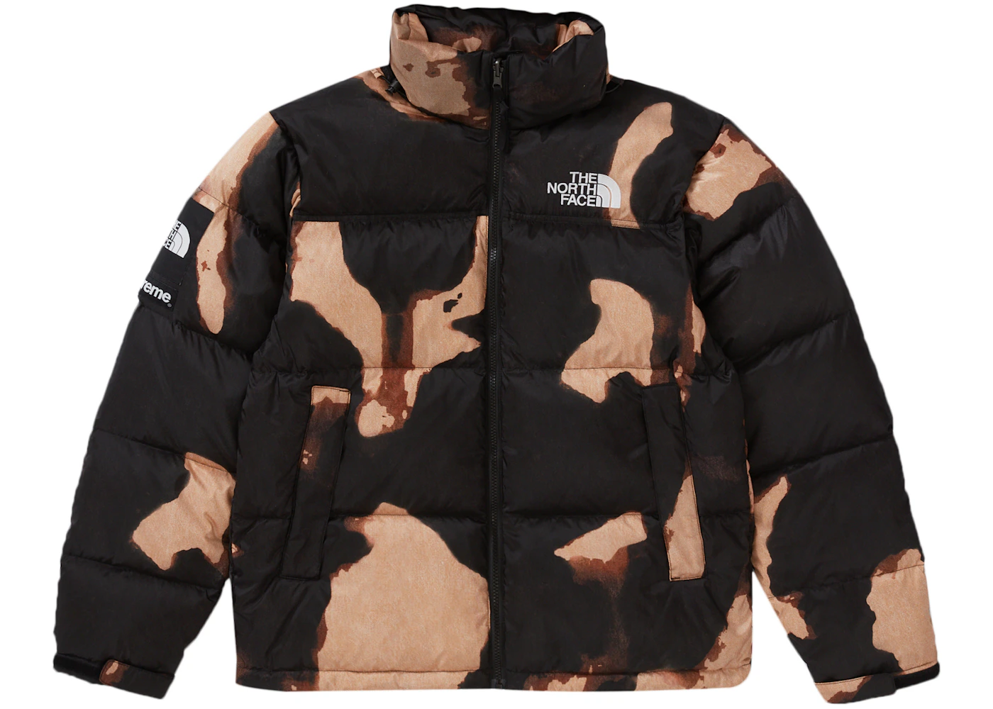 The north face print nuptse jacket Clearance