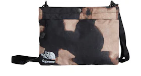 Supreme The North Face Bleached Denim Print Shoulder Bag Black