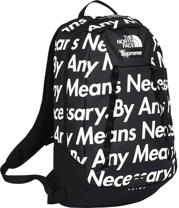 Supreme The North Face By Any Means Base Camp Crimp Backpack Black - FW15