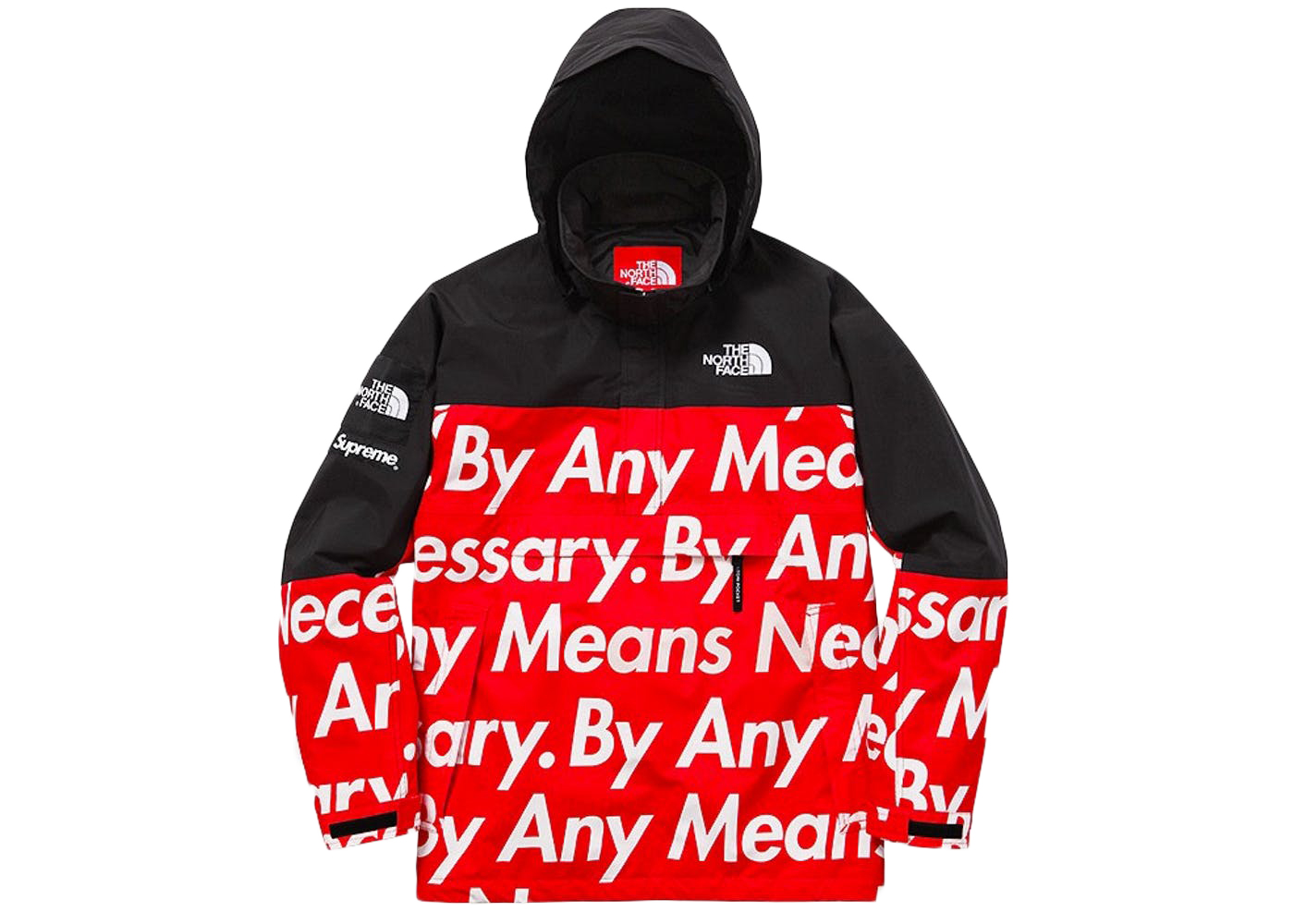 supreme north face mountain jacket red M