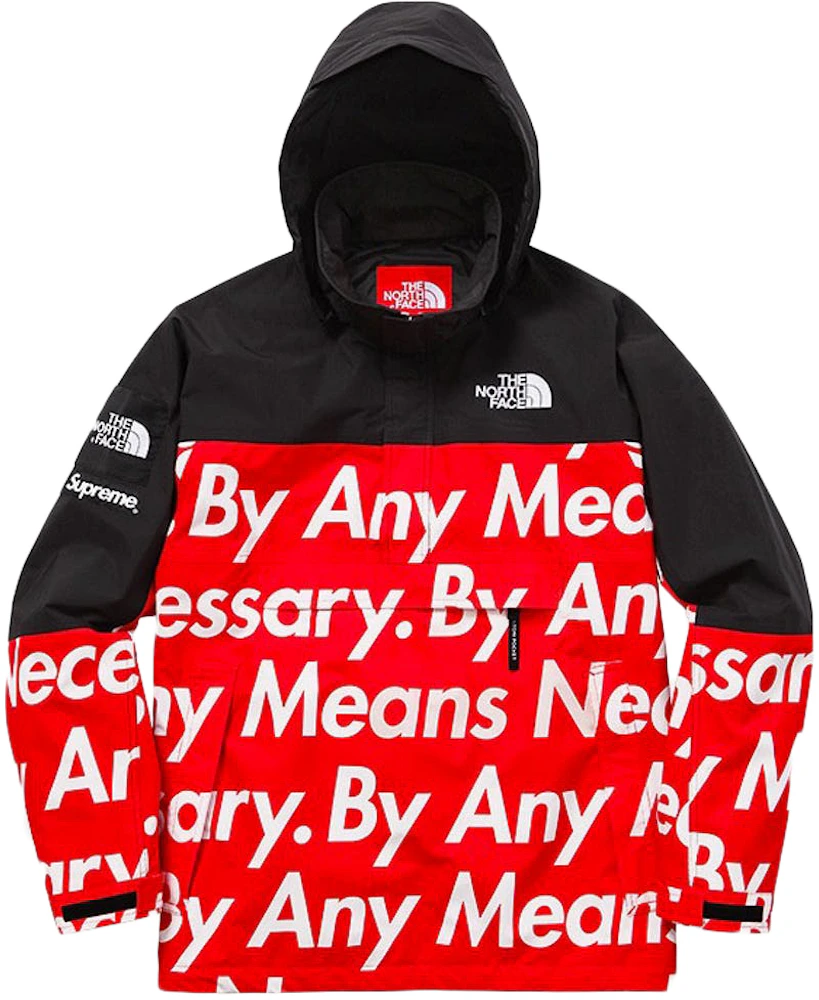 Supreme North Face Mountain Pull Over Jacket L By Any Means Necessary