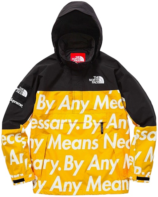 Supreme X The North Face Mountain Jacket In Yellow
