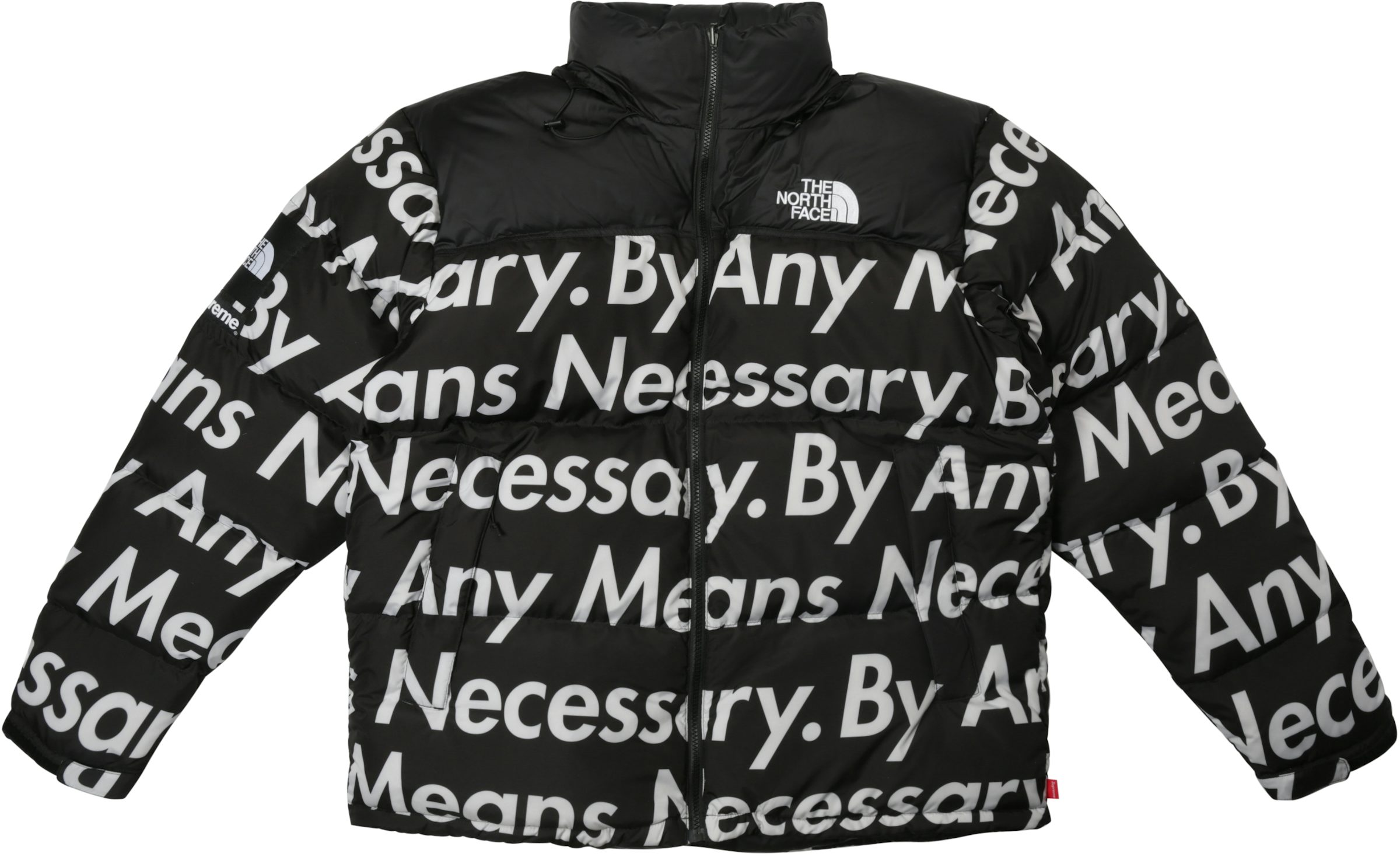 The Face By Any Means Nuptse Jacket Black - FW15 Men's -