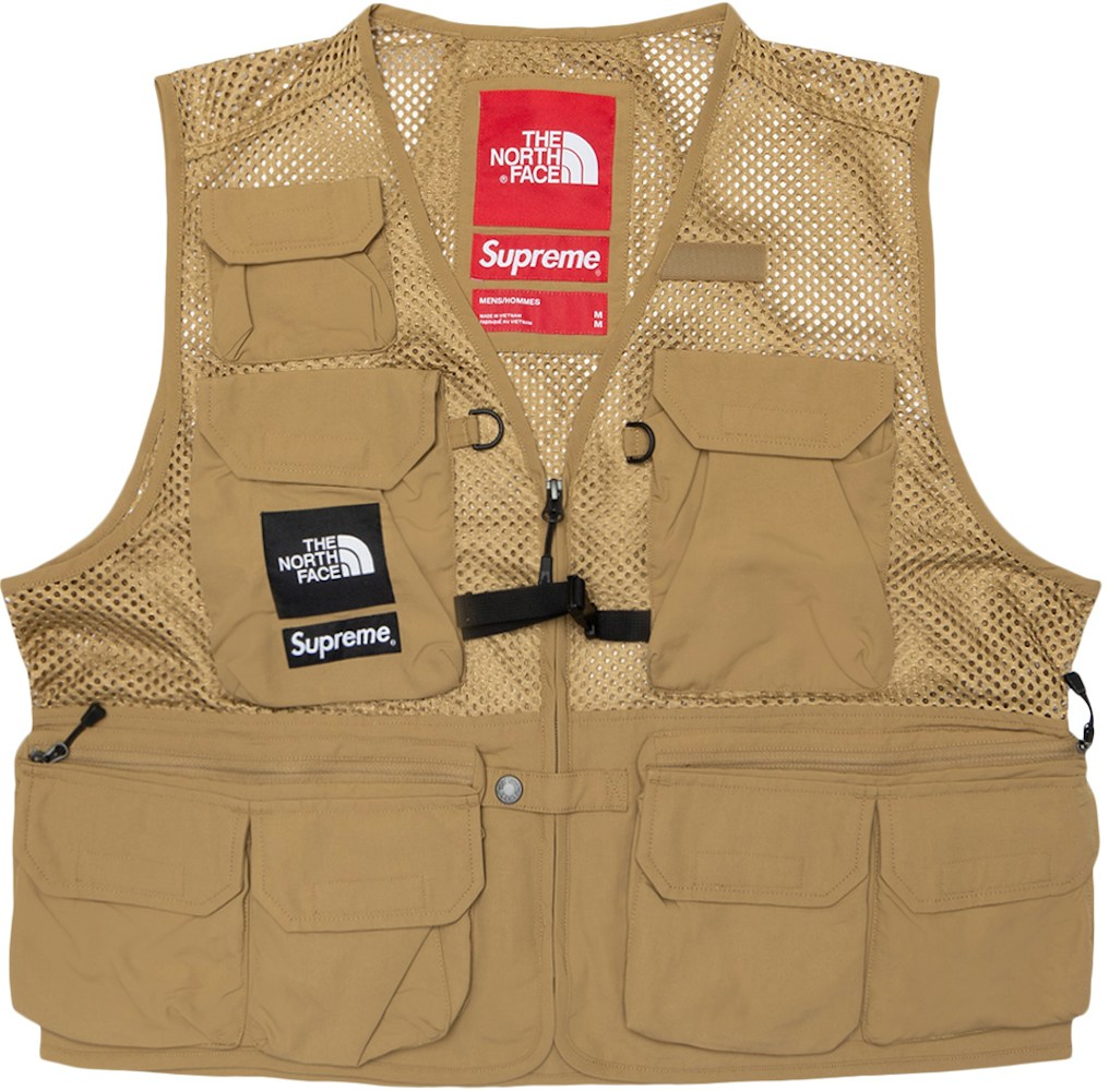 Supreme The North Face Cargo Vest Gold - SS20