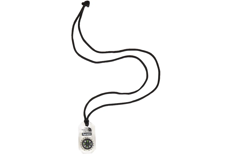 Supreme The North Face Compass Necklace Clear