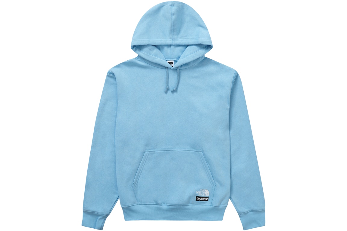 Pre-owned Supreme The North Face Convertible Hooded Sweatshirt Blue