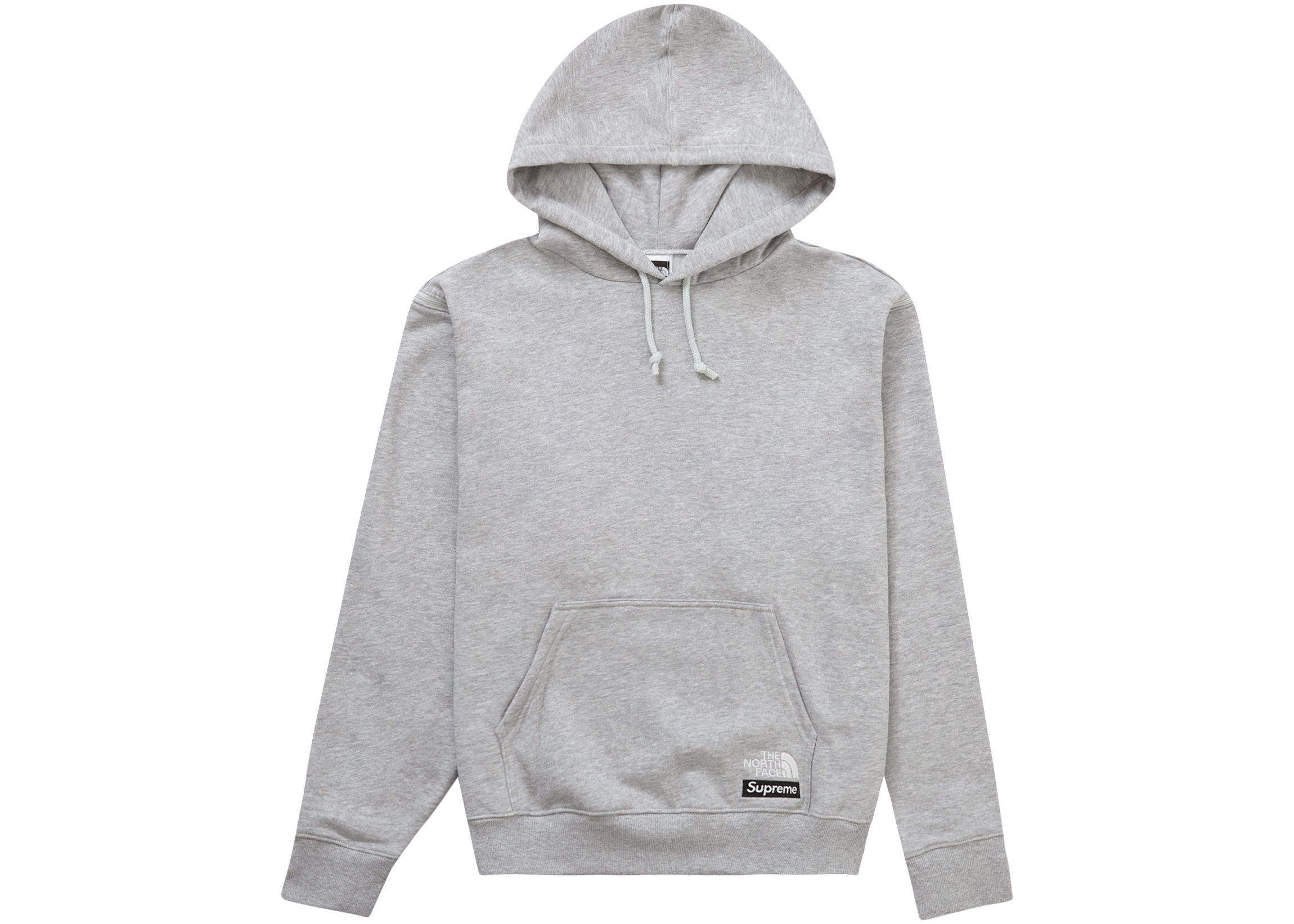 Supreme The North Face Convertible Hooded Sweatshirt Heather Grey 