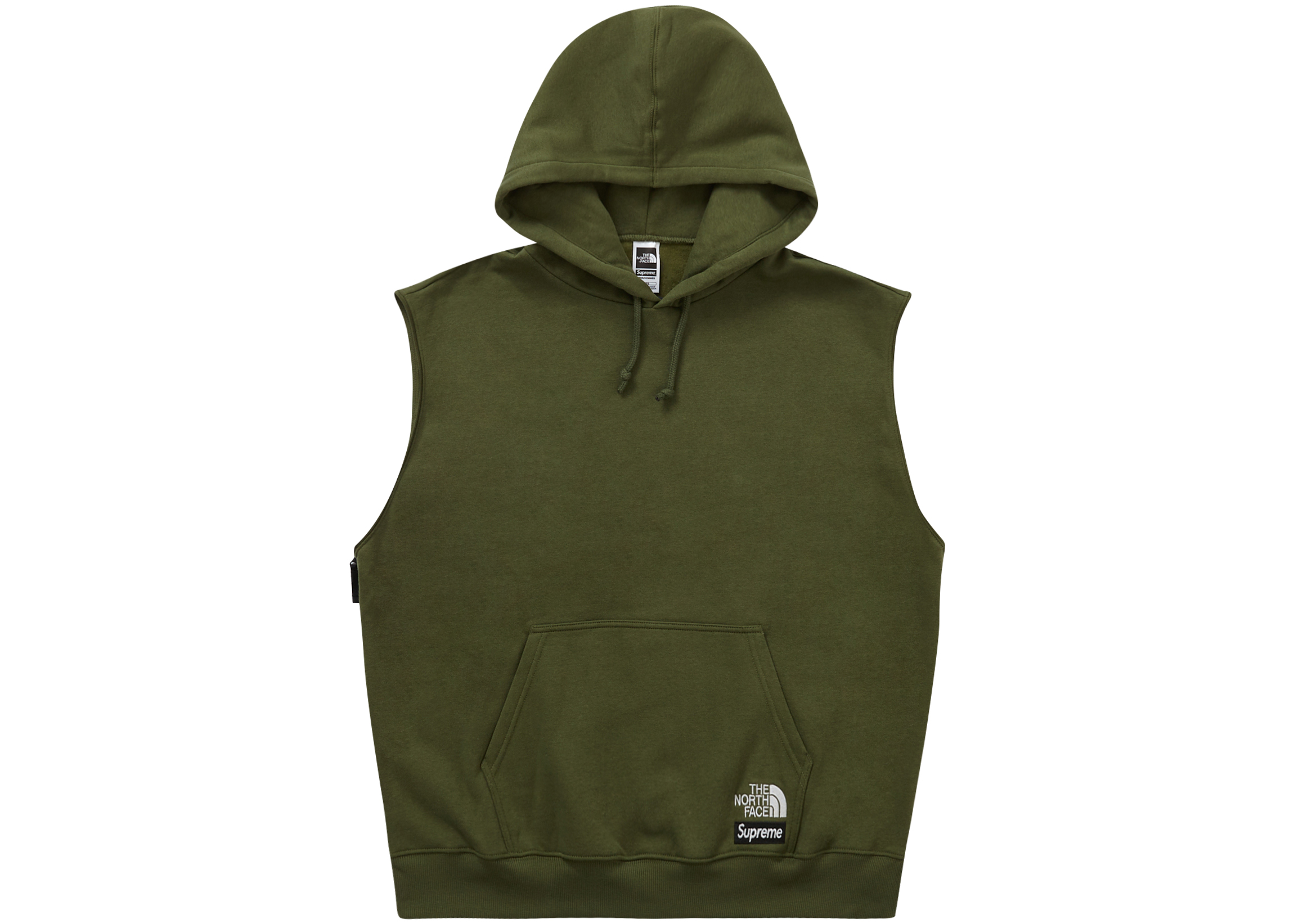 Supreme The North Face Convertible Hooded Sweatshirt Olive Men's 