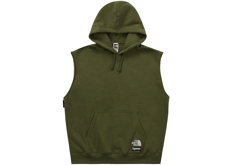 Supreme The North Face Convertible Hooded Sweatshirt Olive Men s