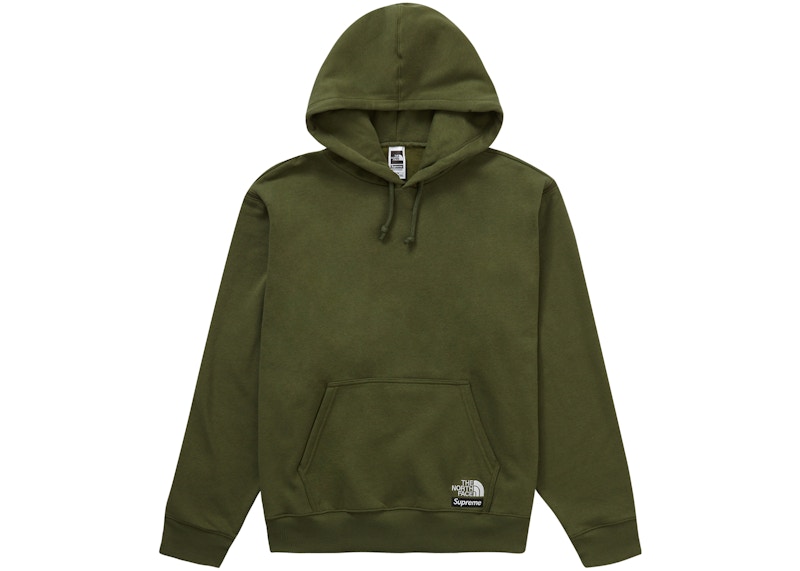 Supreme The North Face Convertible Hooded Sweatshirt Olive Men's