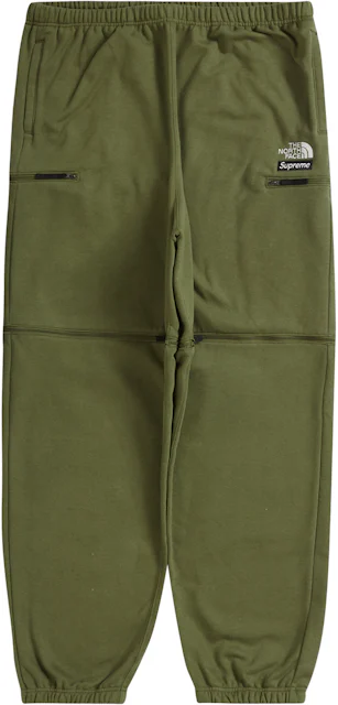 Supreme The North Face Convertible Sweatpant Olive Men's - SS23 - US