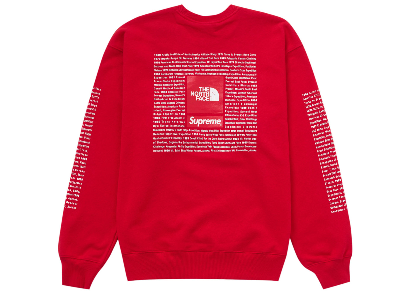 Supreme The North Face Crewneck Red メンズ - SS24 - JP