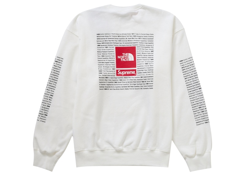 Supreme The North Face Crewneck White Men's - SS24 - US