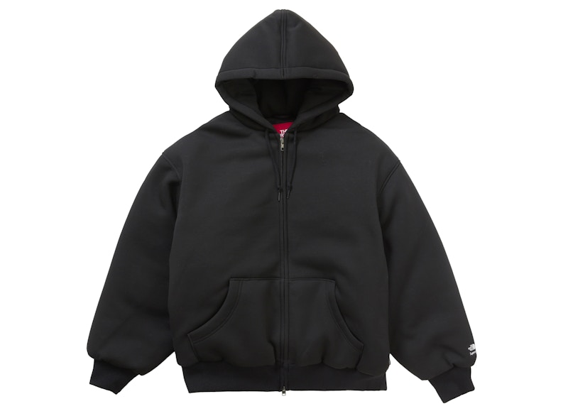 Supreme The North Face Down Filled Zip Up Hooded Sweatshirt Black Men's -  FW24 - US