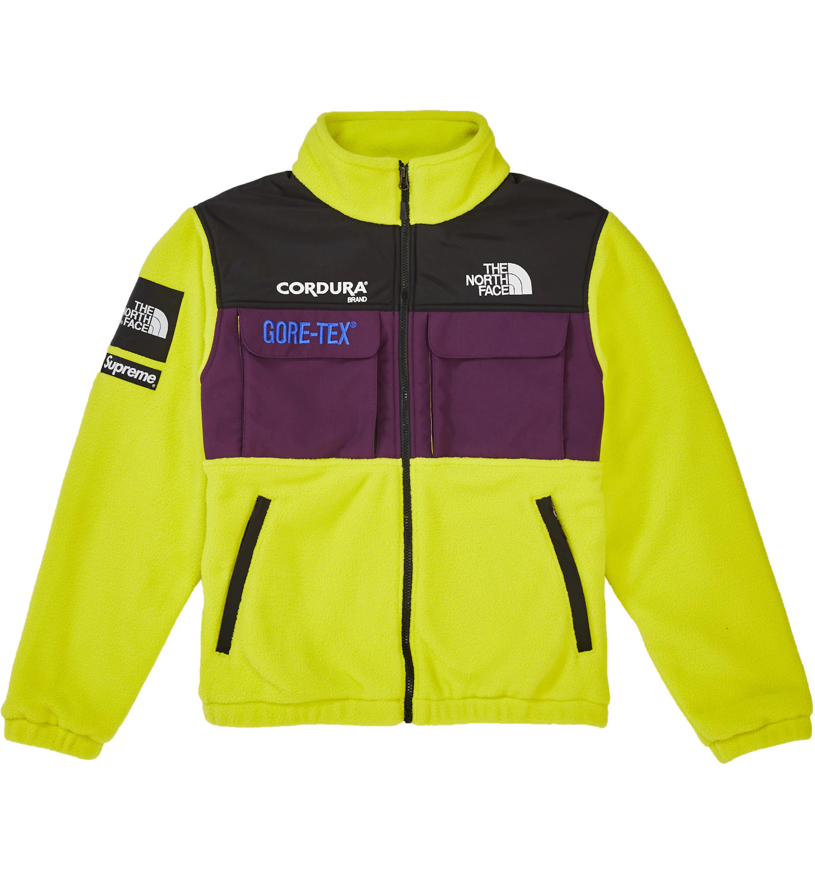 Supreme The North Face Expedition Fleece Fw18 Jacket Sulphur Fw18 Us Supreme The North Face Expedition Fleece Fw18 Jacket Sulphur Fw18 Us