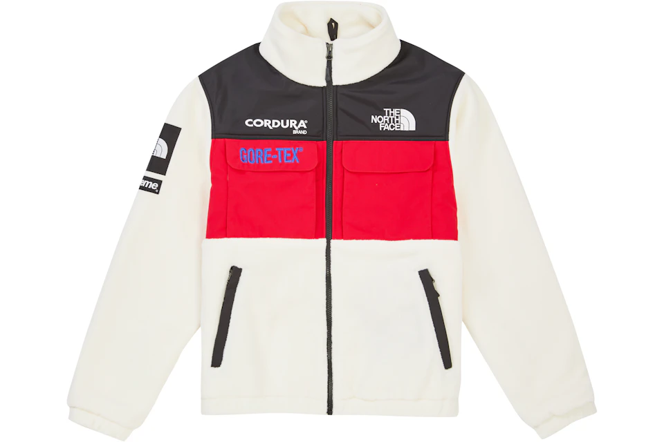 Supreme The North Face Expedition Fleece Fw18 Jacket White Fw18 Us Supreme The North Face Expedition Fleece Fw18 Jacket White Fw18 Us
