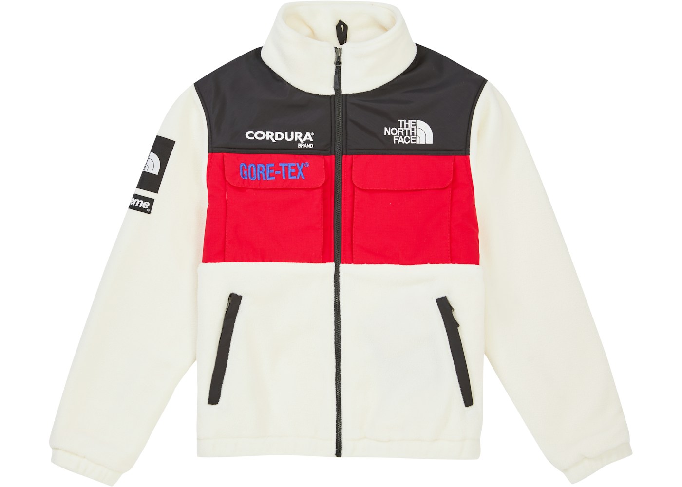 Supreme The North Face Expedition Fleece Fw18 Jacket White Fw18 Supreme The North Face Expedition Fleece Fw18 Jacket White Fw18