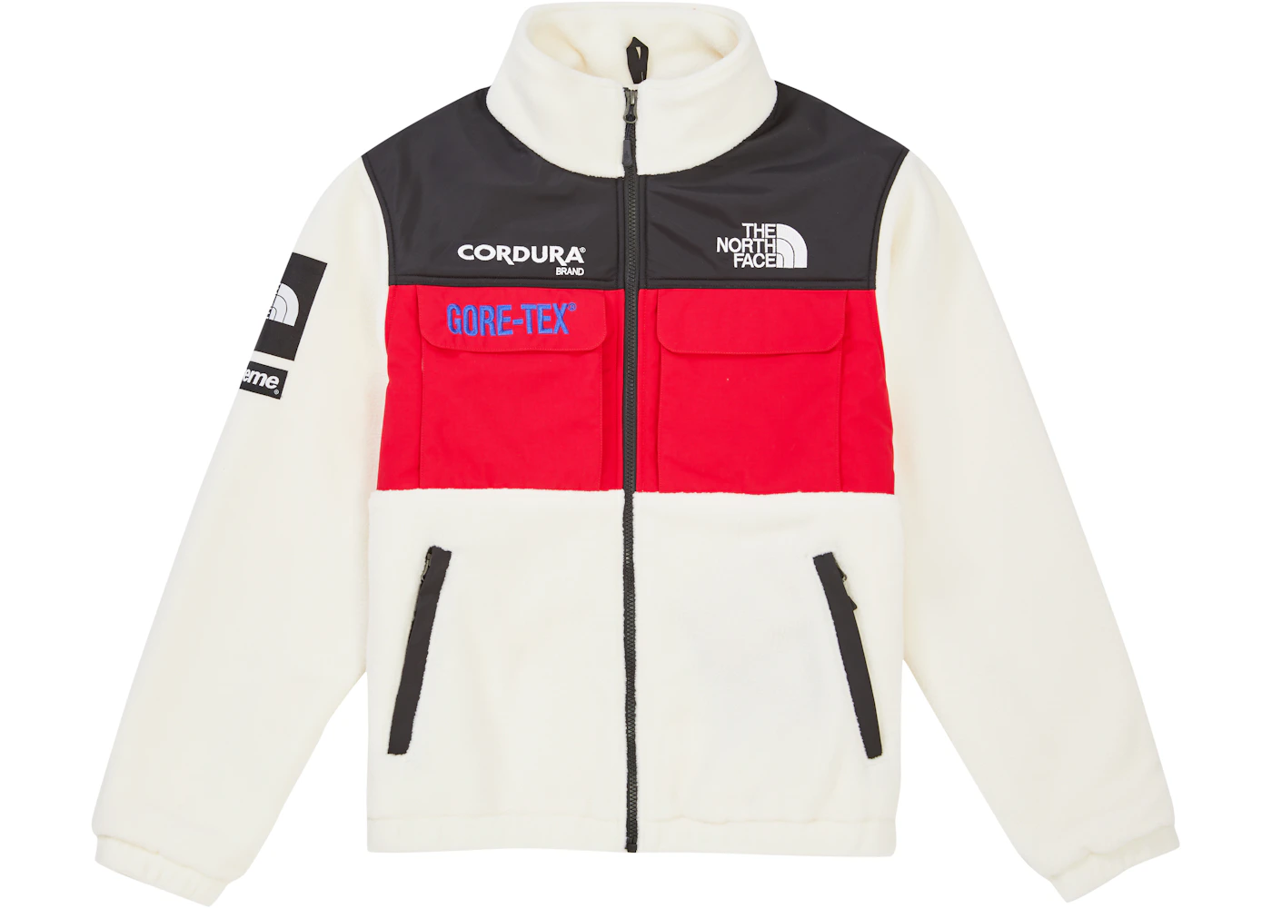 Supreme The North Face Expedition Fleece (FW18) Jacket White Men's