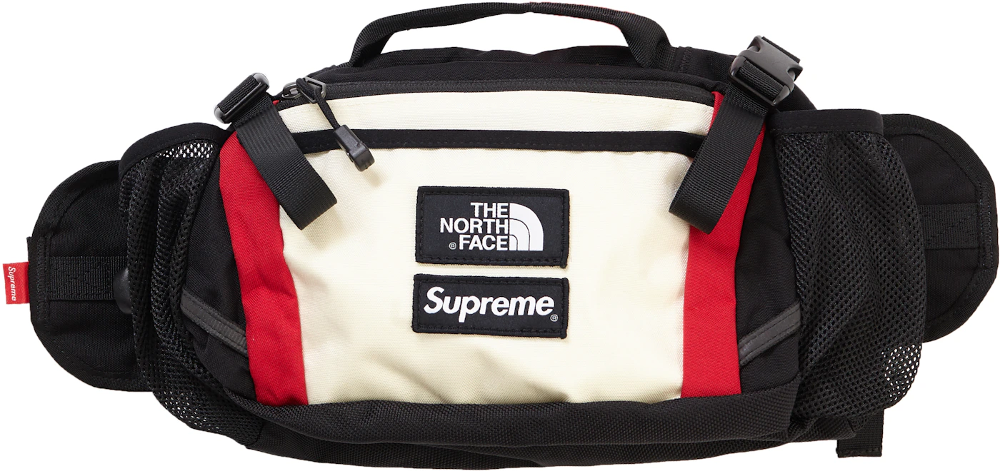 George Hanbury Vergissing Respectvol Supreme The North Face Expedition Waist Bag White - FW18 - US