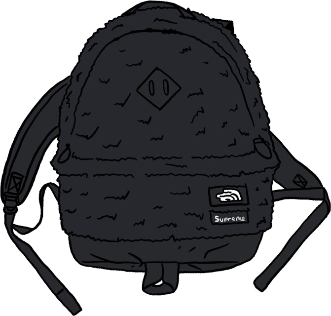 Supreme The North Face Faux Fur Backpack Black - FW20 - GB
