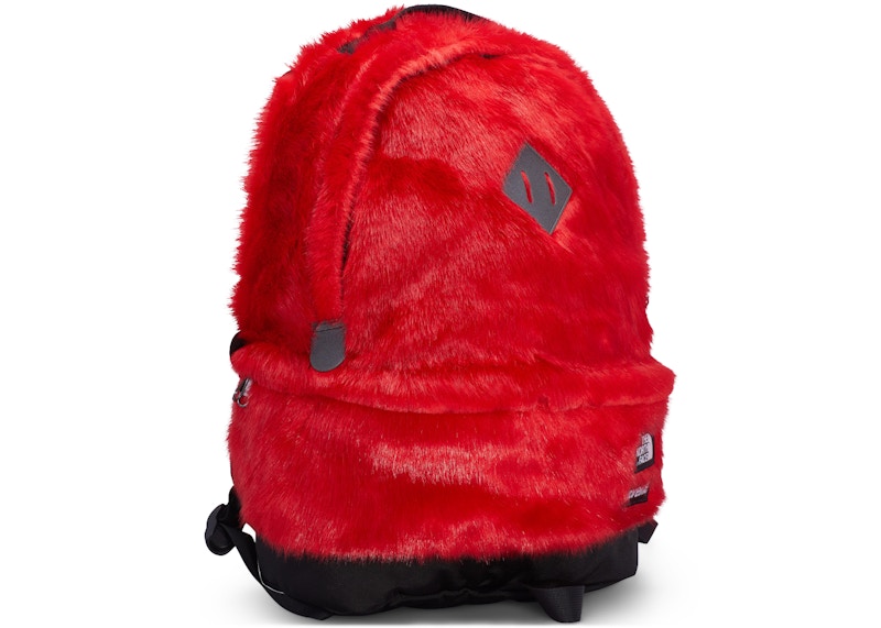 Supreme The North Face Faux Fur Backpack Red - FW20 - JP