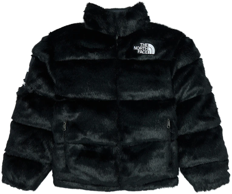 Supreme The North Face Faux Fur Jacket Black - FW20 ES