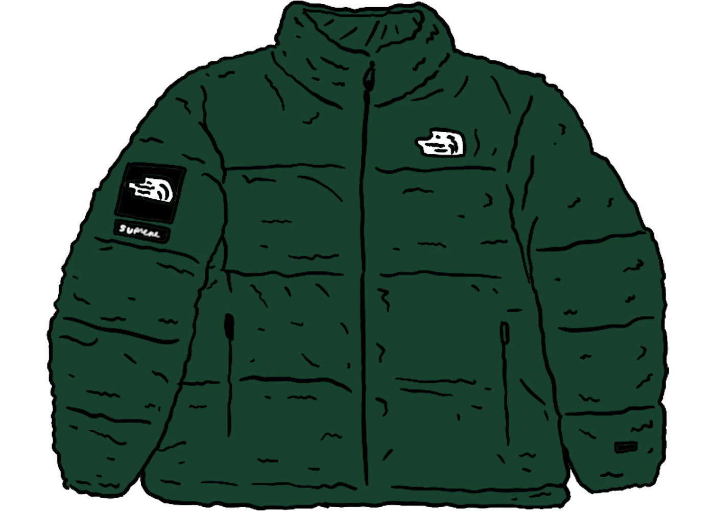 Supreme The North Face Faux Fur Nuptse Jacket Green Men's - FW20 - US Supreme The North Face Faux Fur Nuptse Jacket Green Men's - FW20 - US