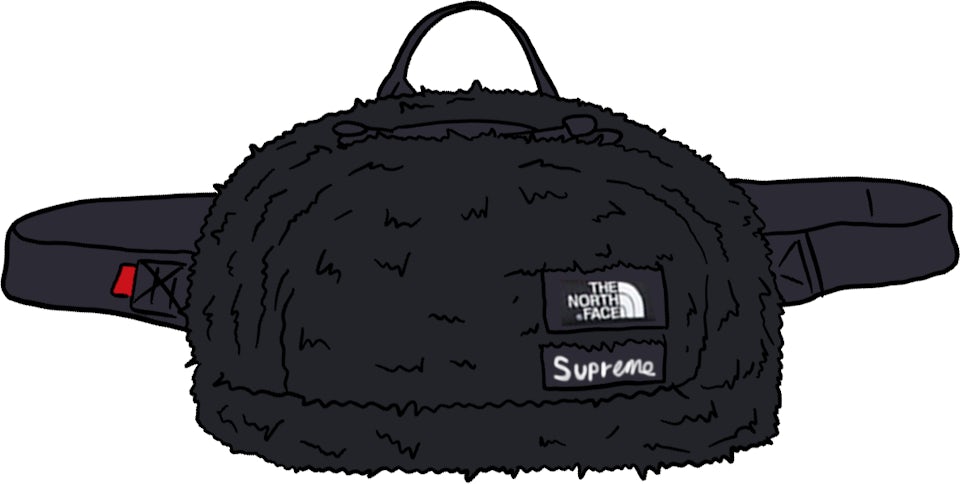 SupremeThe North Face Faux Fur Waist Bag