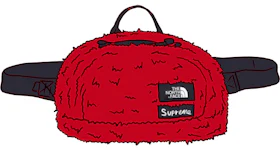 Supreme The North Face Faux Fur Waist Bag Black FW20 US